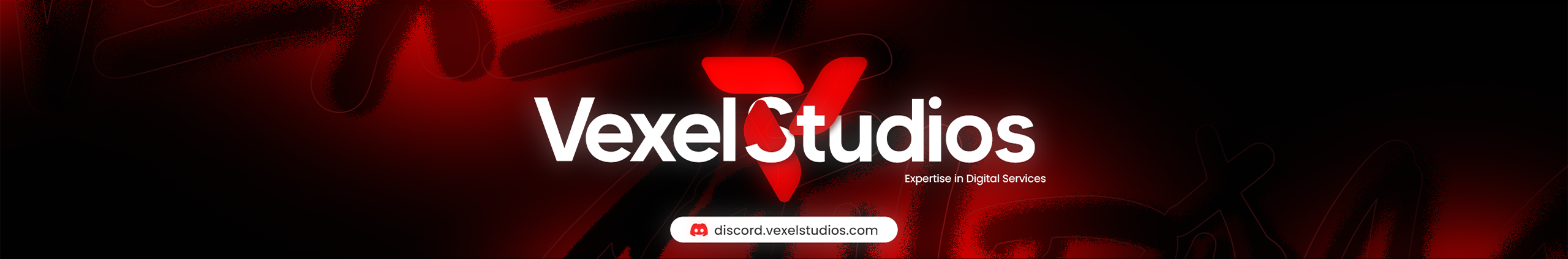 Vexel Studios logo on a dark background