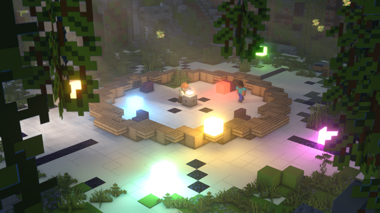 Mine-imator Vexel Build HDR glow render preview
